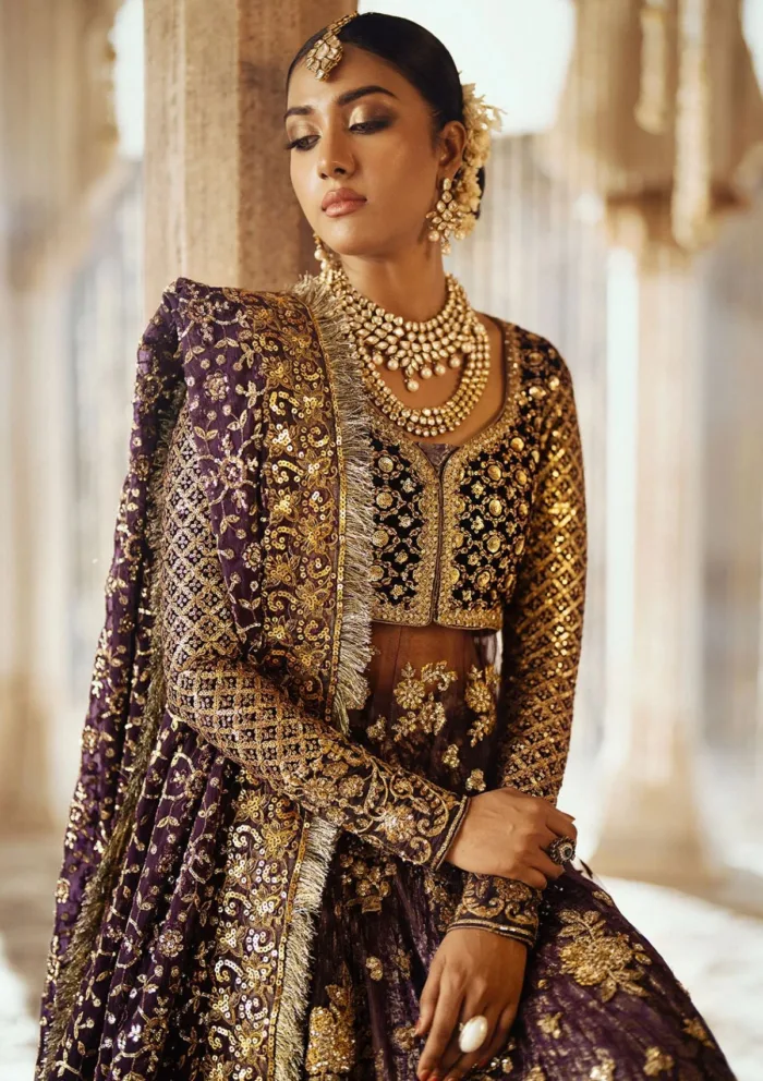 Aik Atelier Look 10 Dastoor Luxury Velvet Luxury Lawn Collection - Image 3