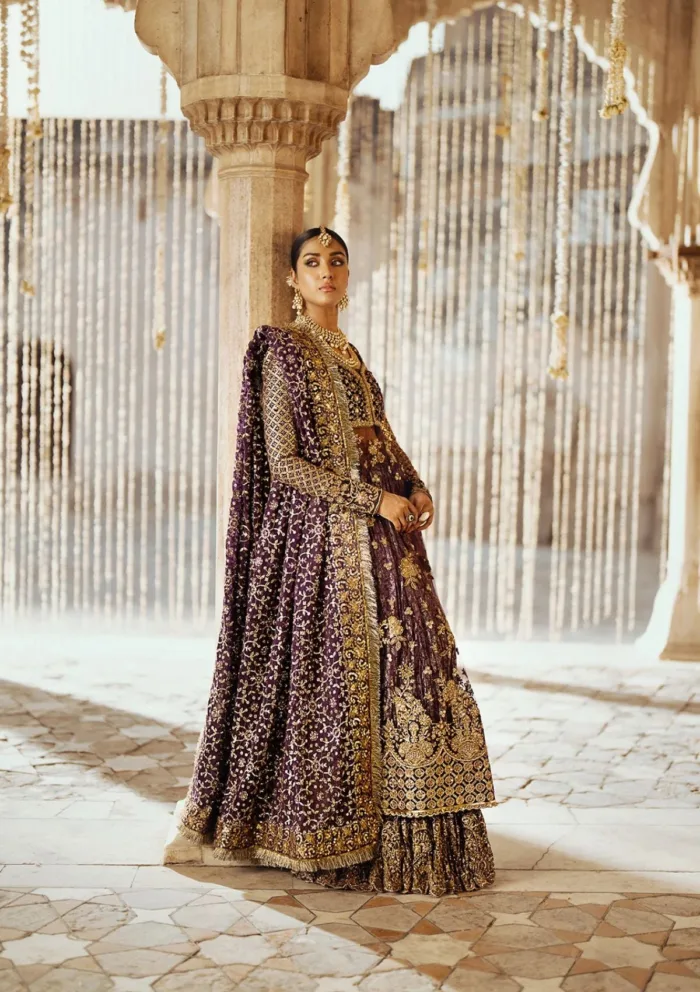 Aik Atelier Look 10 Dastoor Luxury Velvet Luxury Lawn Collection - Image 4