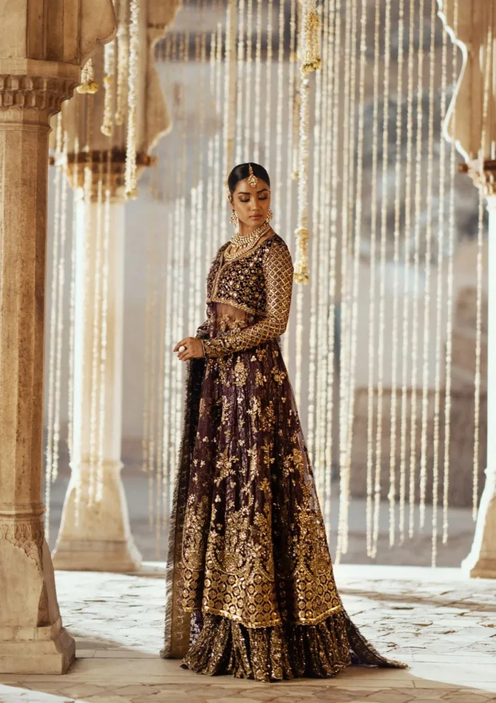 Aik Atelier Look 10 Dastoor Luxury Velvet Luxury Lawn Collection - Image 6