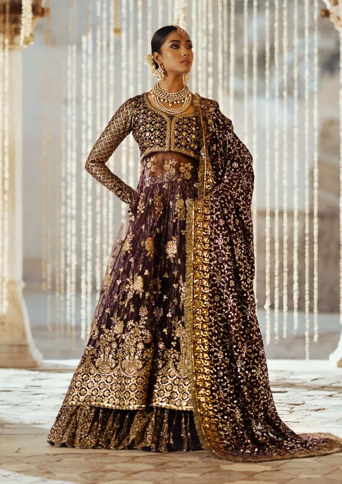 Aik Atelier Look 10 Dastoor Luxury Velvet Luxury Lawn Collection - Image 7