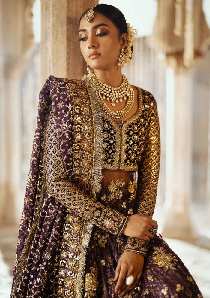 Aik Atelier Look 10 Dastoor Luxury Velvet Luxury Lawn Collection - Image 8
