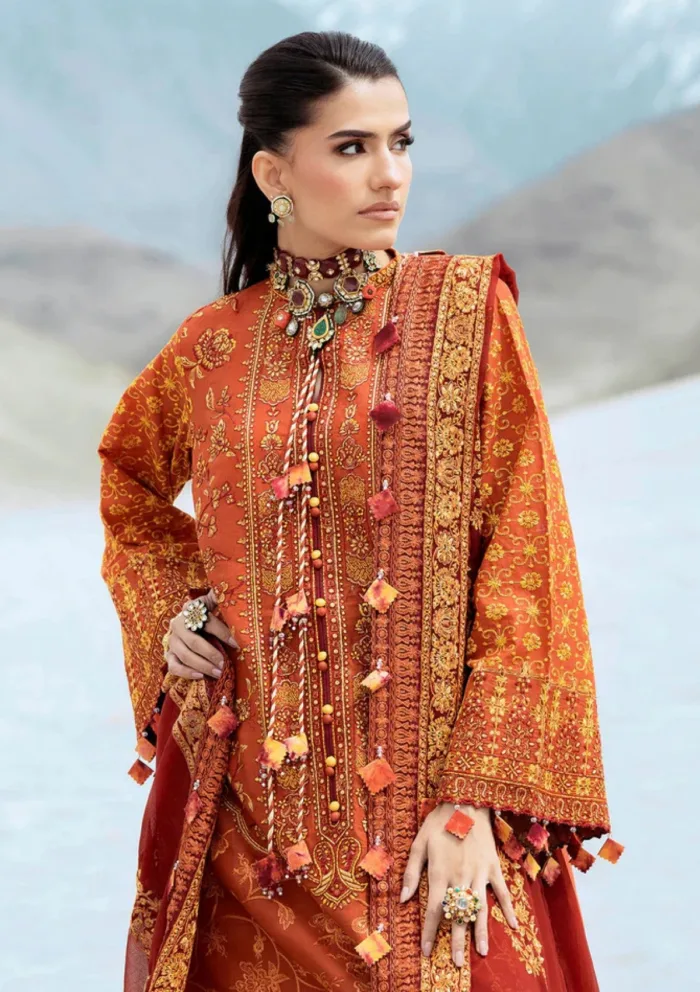 Aik Atelier Vol 1 LOOK 07 Aik Lawn 25 Luxury Lawn Collection - Image 3