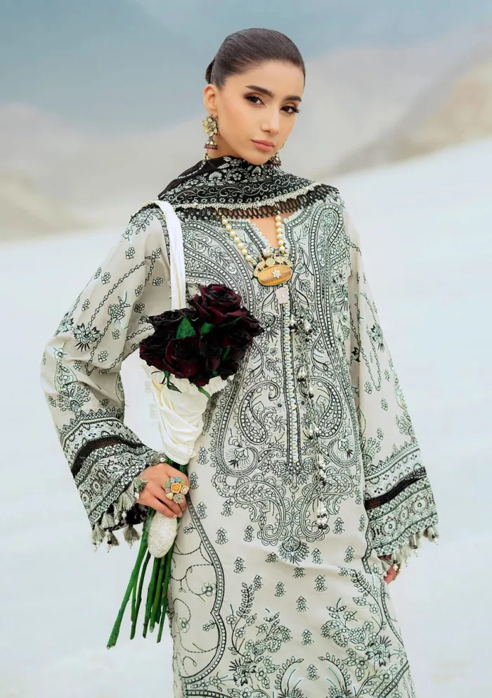 Aik Atelier Vol 1 LOOK 08 Aik Lawn 25 Luxury Lawn Collection - Image 3
