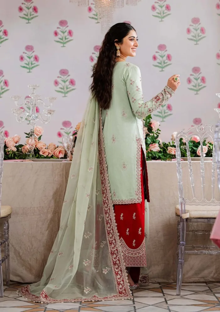 Akbar Aslam AAS24 1505 Zari Shadmani Luxury Lawn Collection - Image 4