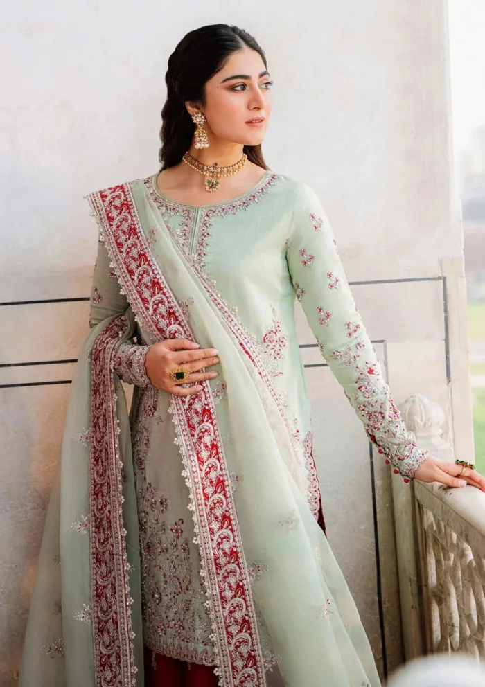Akbar Aslam AAS24 1505 Zari Shadmani Luxury Lawn Collection - Image 5