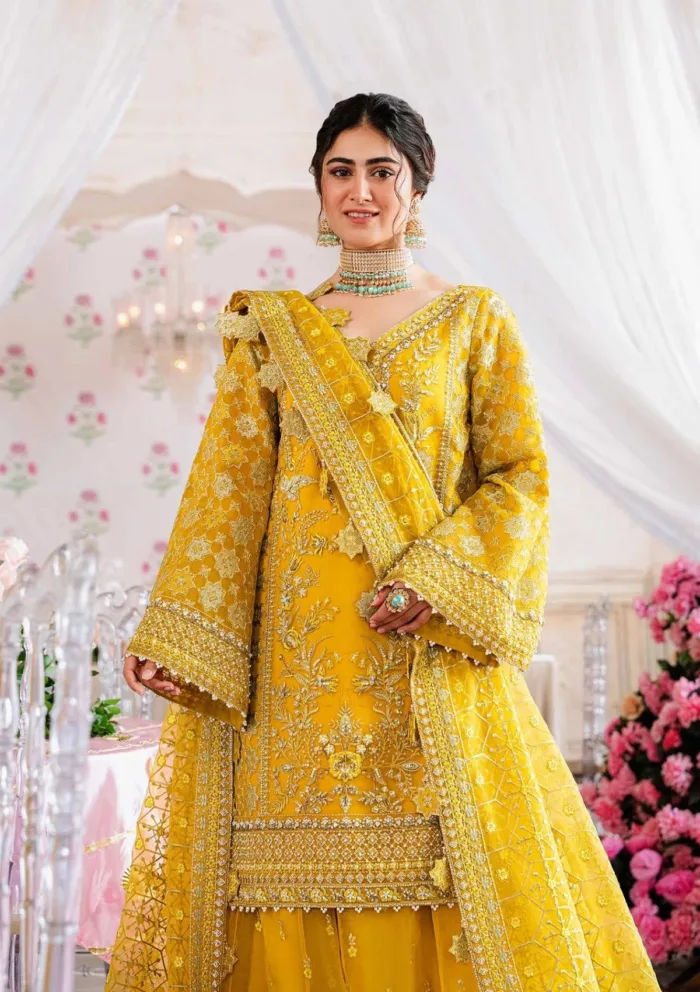 Akbar Aslam AAS24 1509 Meena Shadmani Luxury Lawn Collection - Image 3