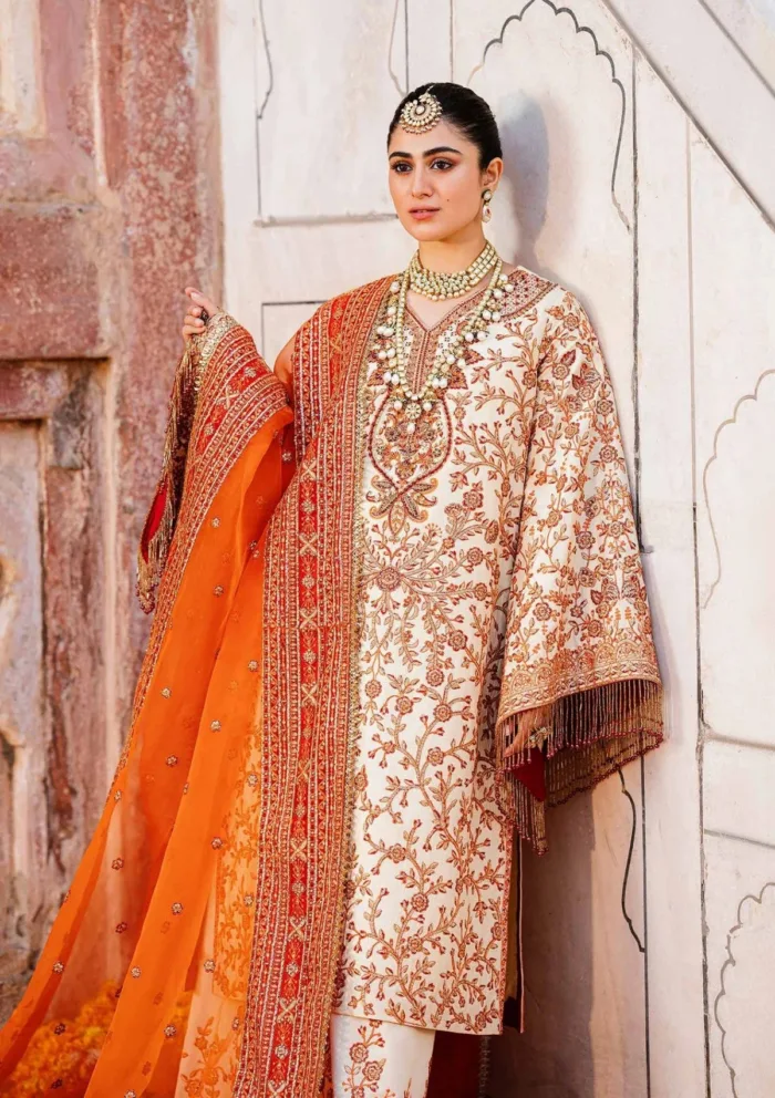 Akbar Aslam AAS24 1510 Zartaj Shadmani Luxury Lawn Collection - Image 7