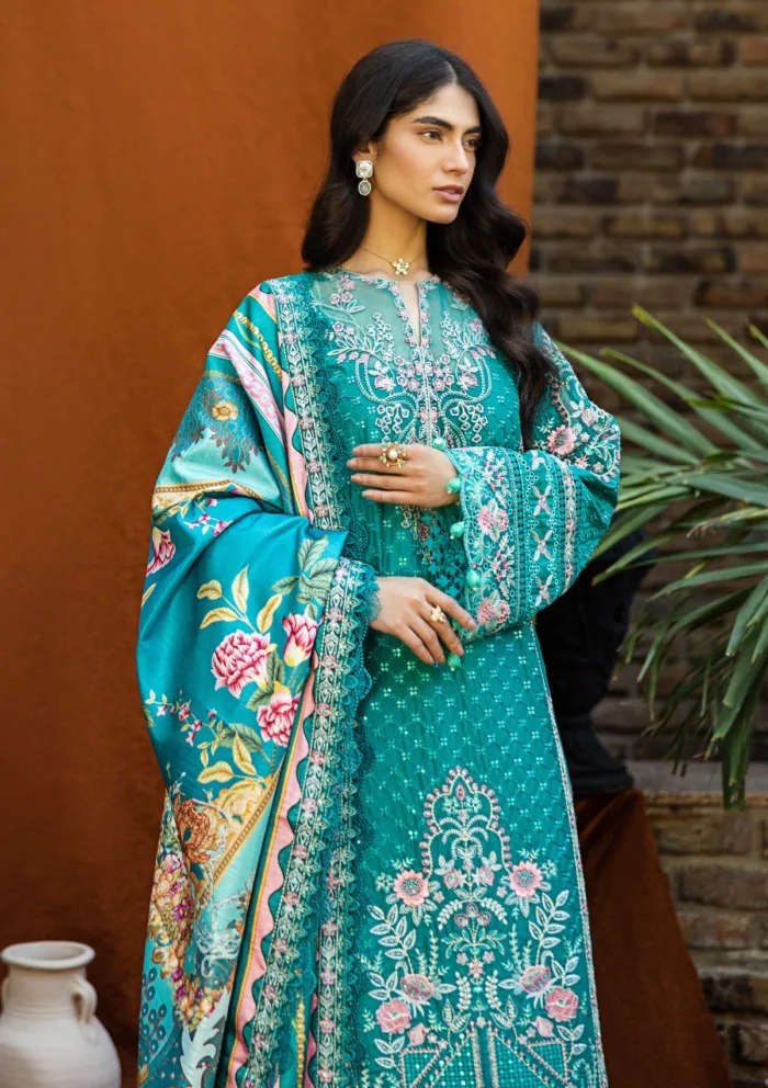 Akbar Aslam D 154 Civora Alessandra Luxury Lawn Collection - Image 4
