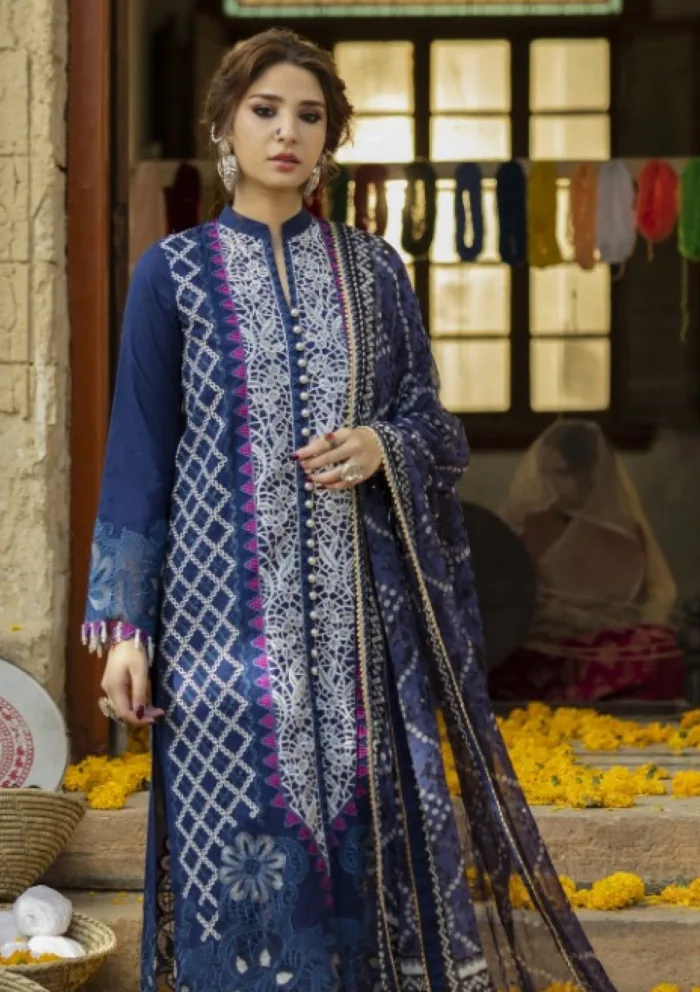 Al Zohaib AZ 03 Bandhani "The Tales of Jaipur" Luxury Lawn Collection - Image 2