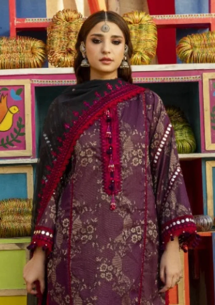 Al Zohaib AZ 07 Bandhani "The Tales of Jaipur" Luxury Lawn Collection - Image 2