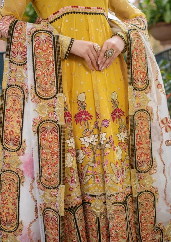 Ali Xeeshan Amber Chanda Luxury Lawn Collection - Image 3