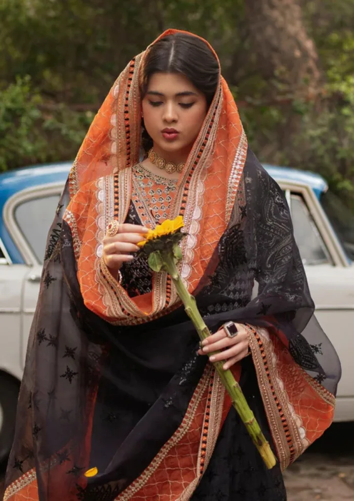 Ali Xeeshan Bano Chanda Luxury Lawn Collection - Image 4