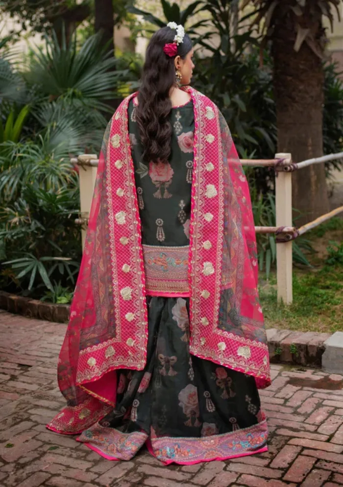 Ali Xeeshan Green Forest Chanda Luxury Lawn Collection - Image 3