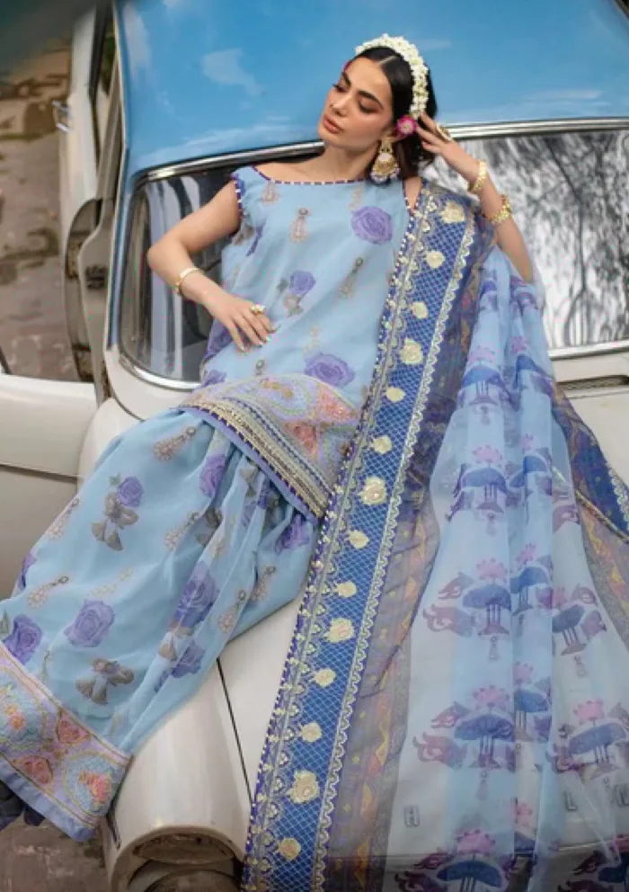 Ali Xeeshan Jeevan Chanda Luxury Lawn Collection - Image 2