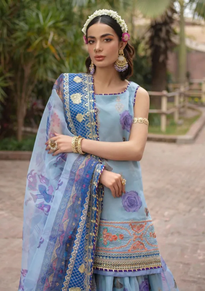 Ali Xeeshan Jeevan Chanda Luxury Lawn Collection - Image 3