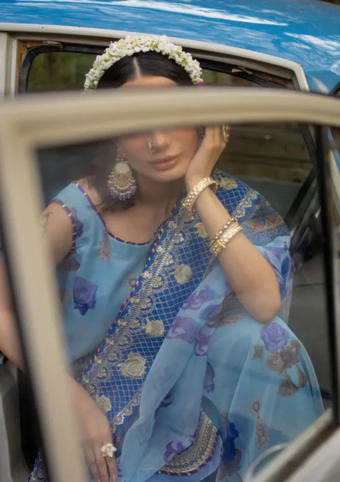 Ali Xeeshan Jeevan Chanda Luxury Lawn Collection - Image 4