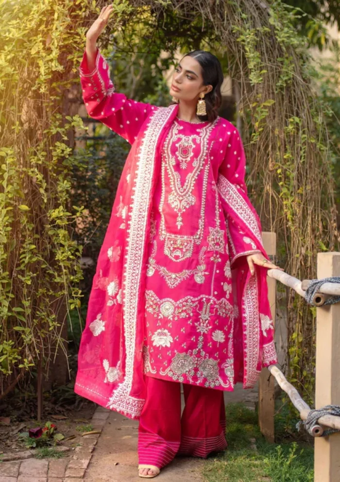 Ali Xeeshan Laila Chanda Luxury Lawn Collection - Image 4