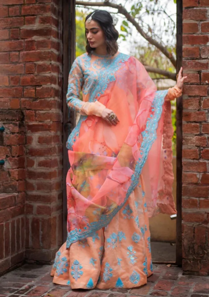 Ali Xeeshan Qudsia Chanda Luxury Lawn Collection - Image 3