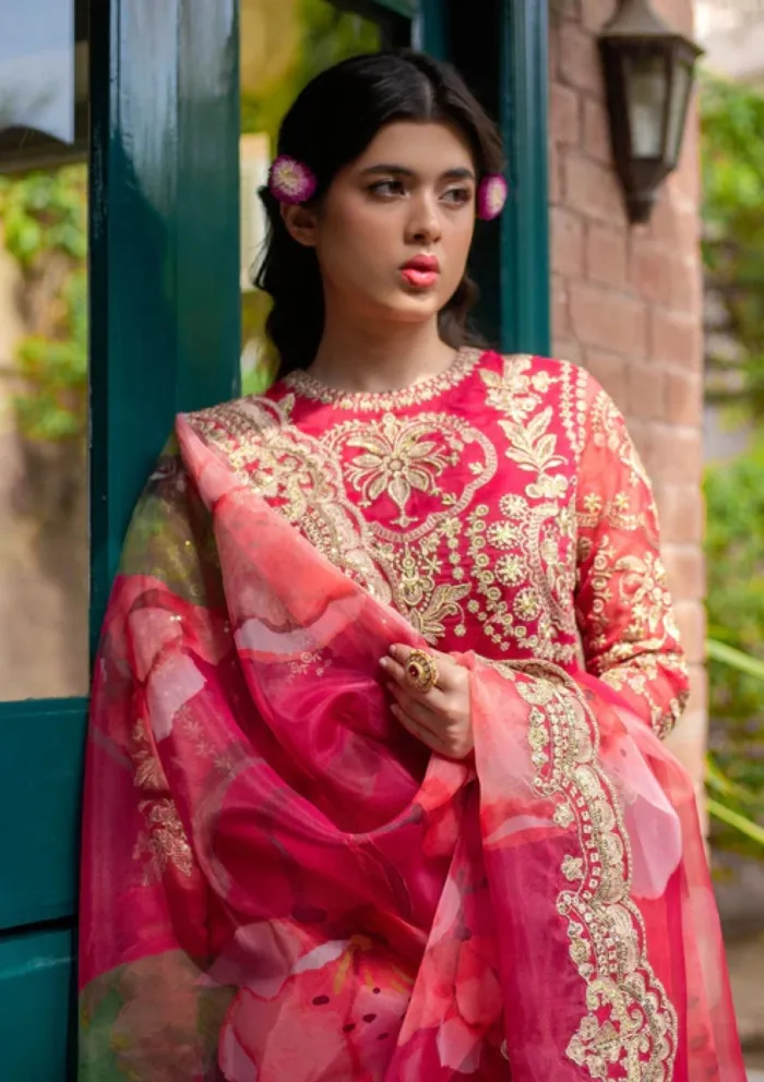 Ali Xeeshan Sahiba Chanda Luxury Lawn Collection - Image 2