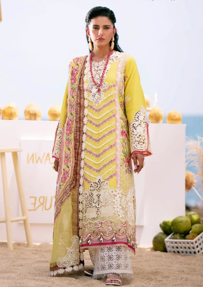 Alif ADL25 06 Sunset Dastan Luxury Luxury Lawn Collection - Image 4