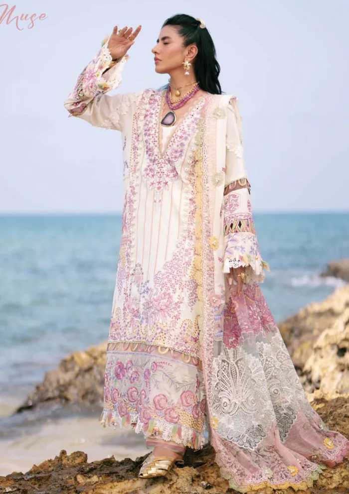 Alif ADL25 07 Muse Dastan Luxury Luxury Lawn Collection - Image 4