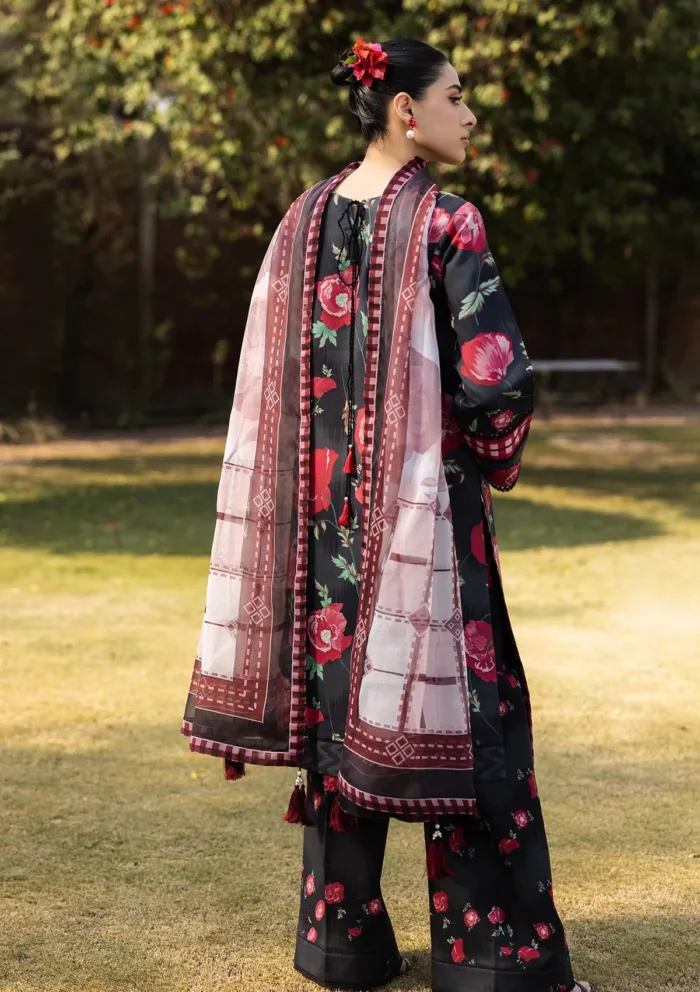 Alizeh Af Pl 6032 Somber Sheen Prints 25 Luxury Lawn Collection - Image 2