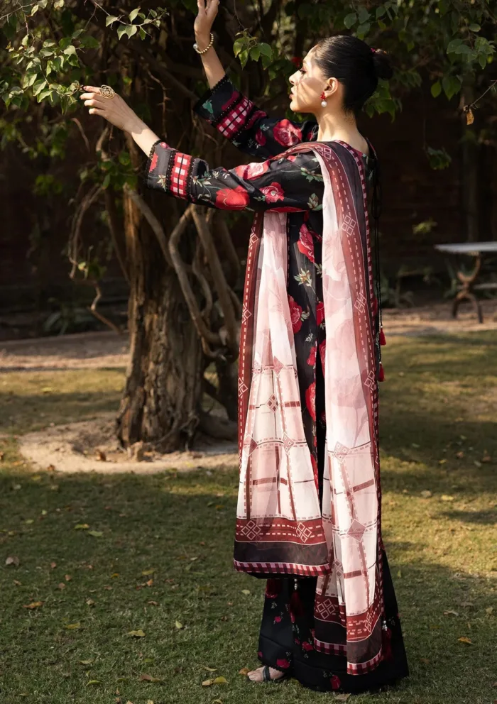 Alizeh Af Pl 6032 Somber Sheen Prints 25 Luxury Lawn Collection - Image 3