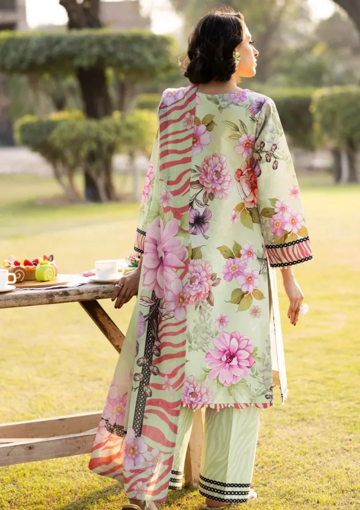Alizeh AF PL 6034 Cleo Sheen Prints 25 Luxury Lawn Collection - Image 2
