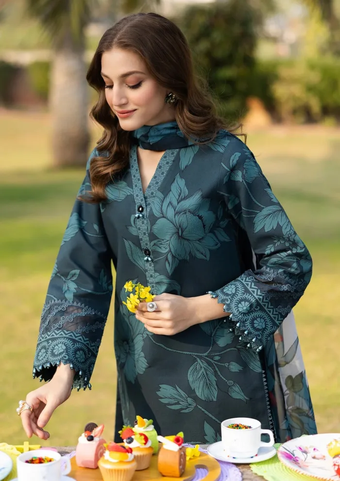 Alizeh AF PL 6035 Nigella Sheen Prints 25 Luxury Lawn Collection - Image 3