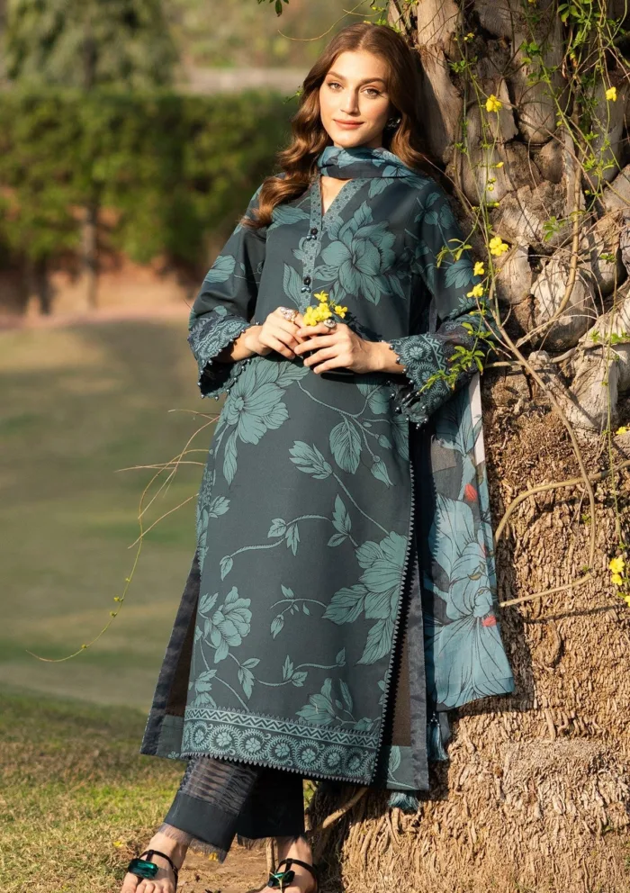Alizeh AF PL 6035 Nigella Sheen Prints 25 Luxury Lawn Collection - Image 4