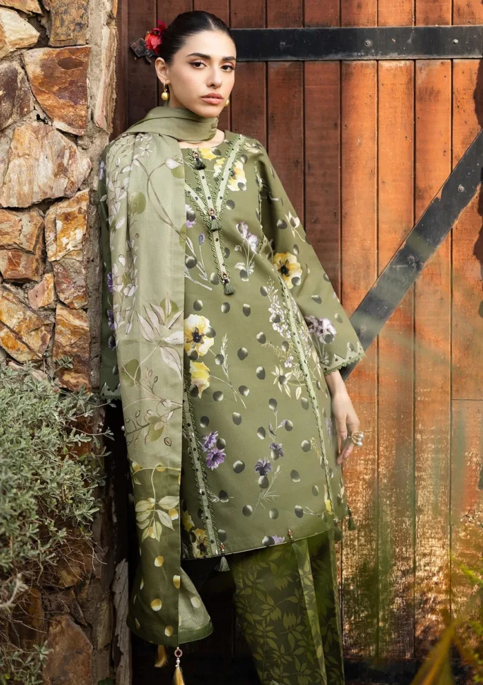 Alizeh AF PL 6038 Willow Sheen Prints 25 Luxury Lawn Collection - Image 3