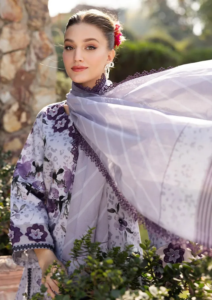 Alizeh AF PL 6041 Maylan Sheen Prints 25 Luxury Lawn Collection - Image 4