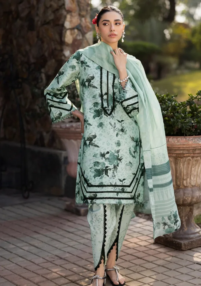 Alizeh AF PL 6042 Arsh Sheen Prints 25 Luxury Lawn Collection - Image 3