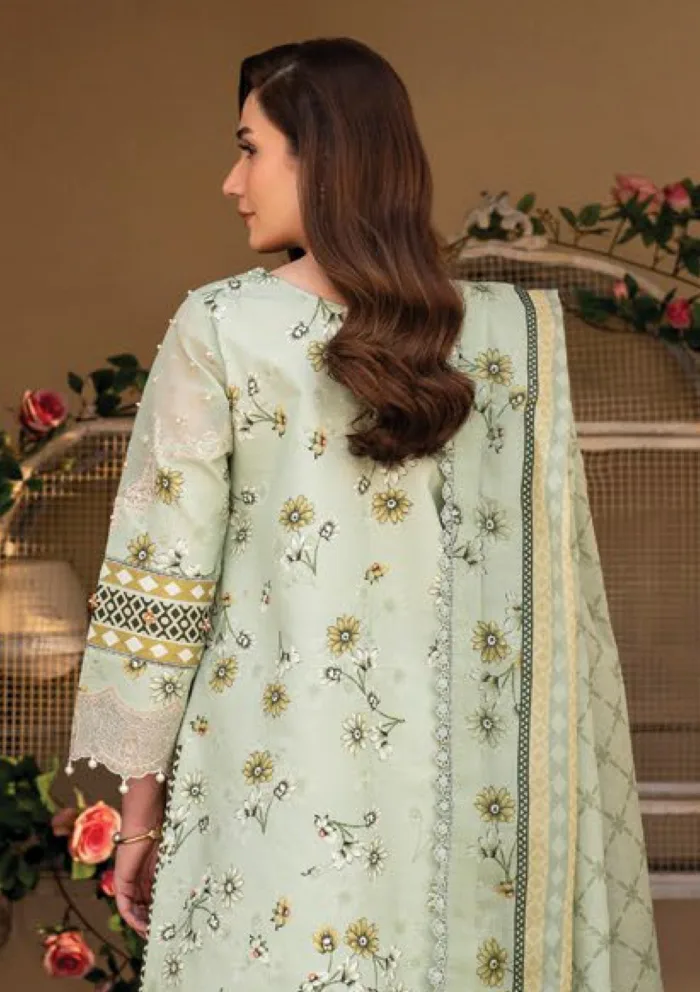 Alizeh AL25 7027 Mintel Levana Luxury Lawn Collection - Image 2