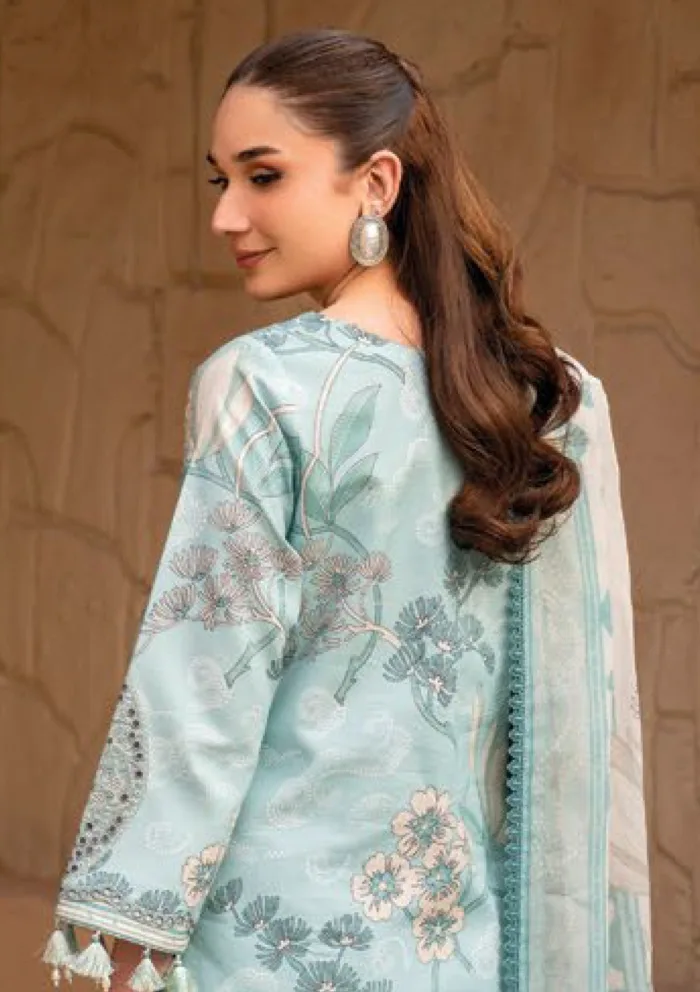 Alizeh Al25 7030 Fawn Levana Luxury Lawn Collection - Image 2