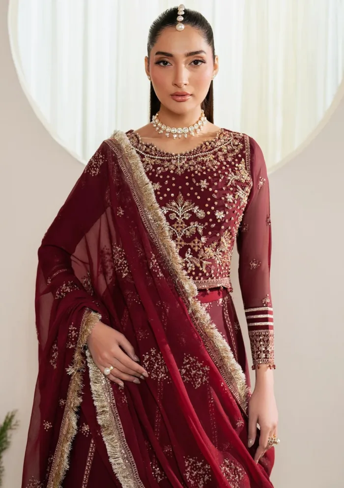 Alizeh Eid Edit 25 Vol 4 D 4029 Empress Reena Luxury Lawn Collection - Image 3