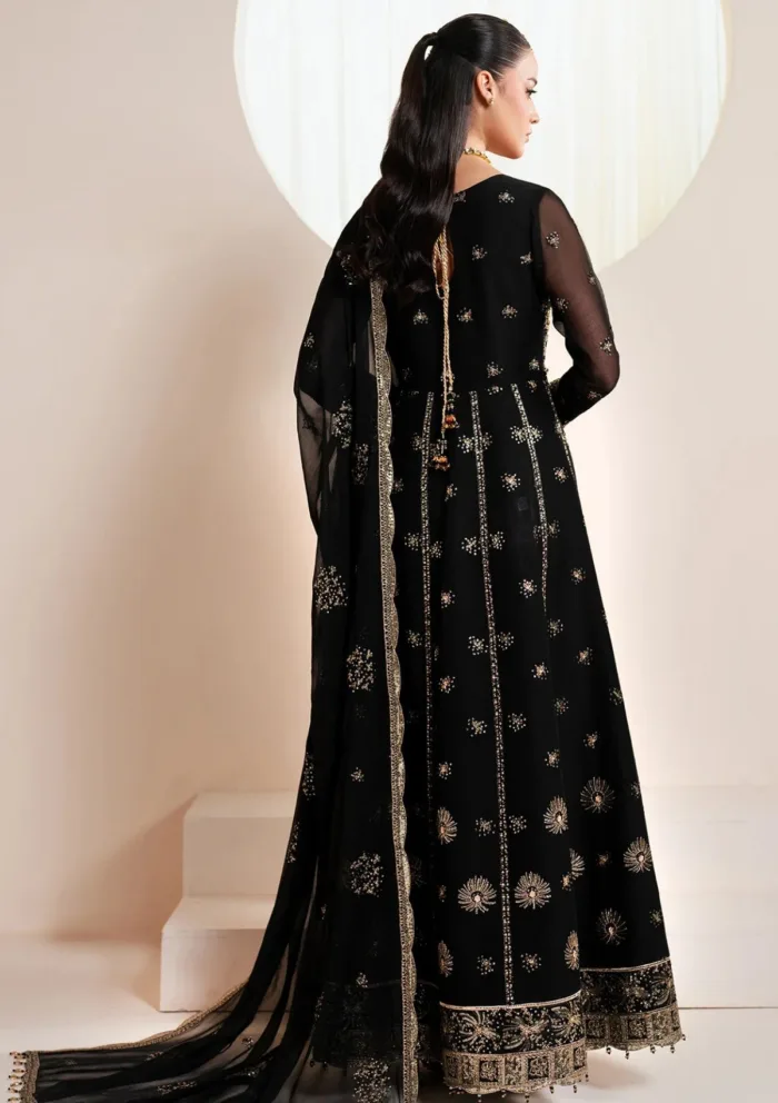 Alizeh Eid Edit 25 Vol 4 D 4030 Noir Reena Luxury Lawn Collection - Image 2