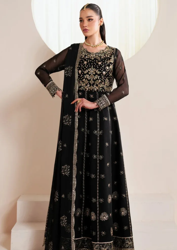 Alizeh Eid Edit 25 Vol 4 D 4030 Noir Reena Luxury Lawn Collection - Image 4