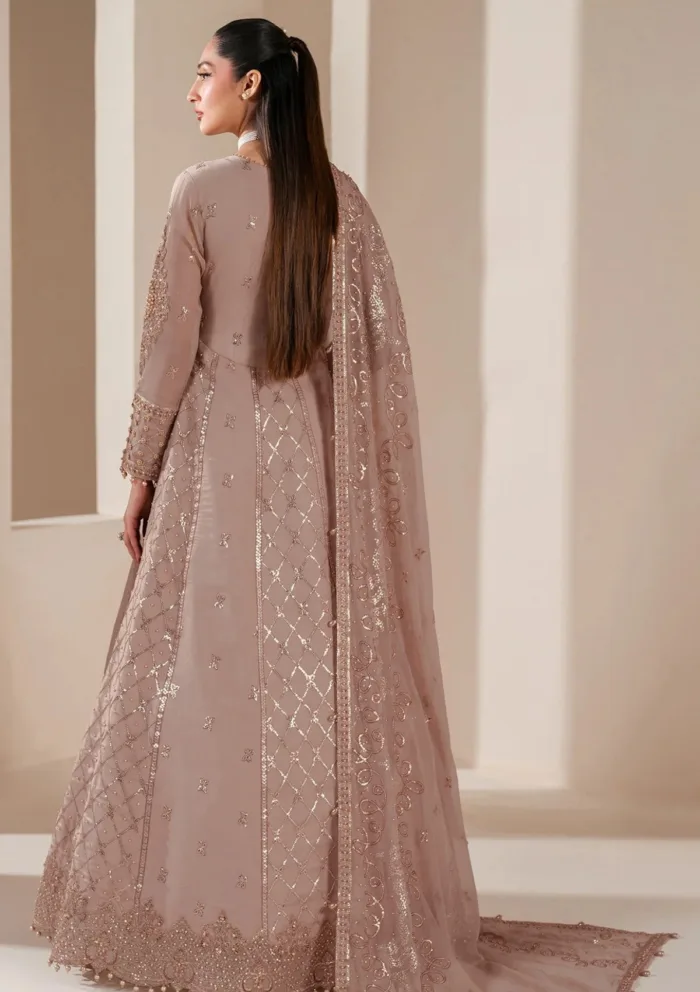 Alizeh Eid Edit 25 Vol 4 D 4031 Saffron Reena Luxury Lawn Collection - Image 2
