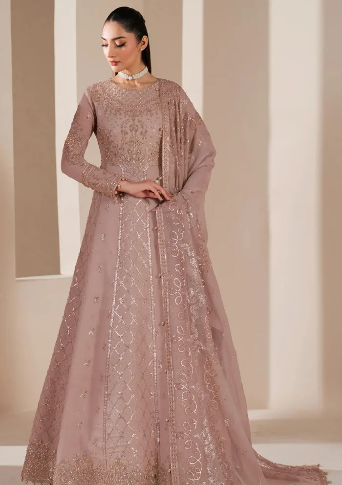 Alizeh Eid Edit 25 Vol 4 D 4031 Saffron Reena Luxury Lawn Collection - Image 4