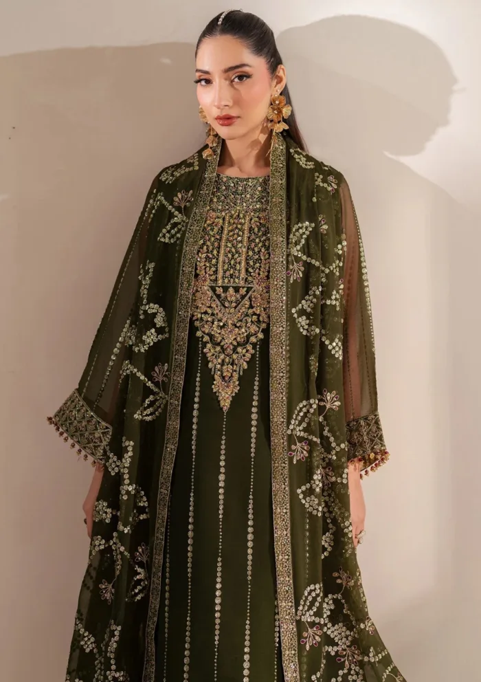 Alizeh Eid Edit 25 Vol 4 D 4033 Olivia Reena Luxury Lawn Collection - Image 3