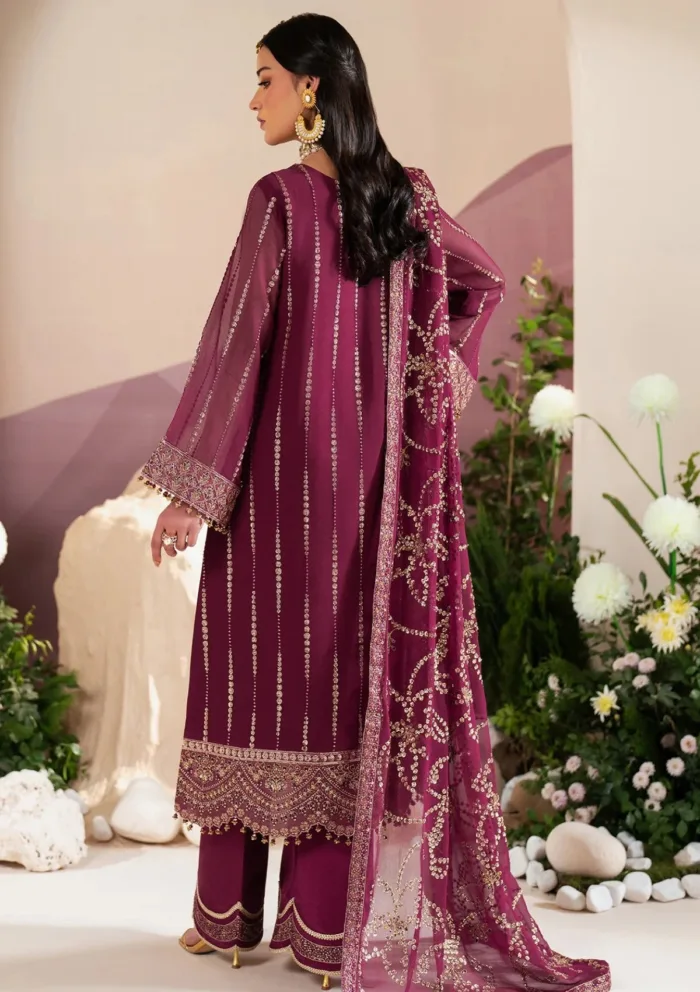 Alizeh Eid Edit 25 Vol 4 D 4034 Dusk Reena Luxury Lawn Collection - Image 2
