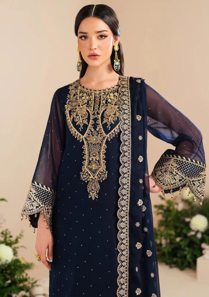 Alizeh Eid Edit 25 Vol 4 D 4037 Erina Reena Luxury Lawn Collection - Image 3
