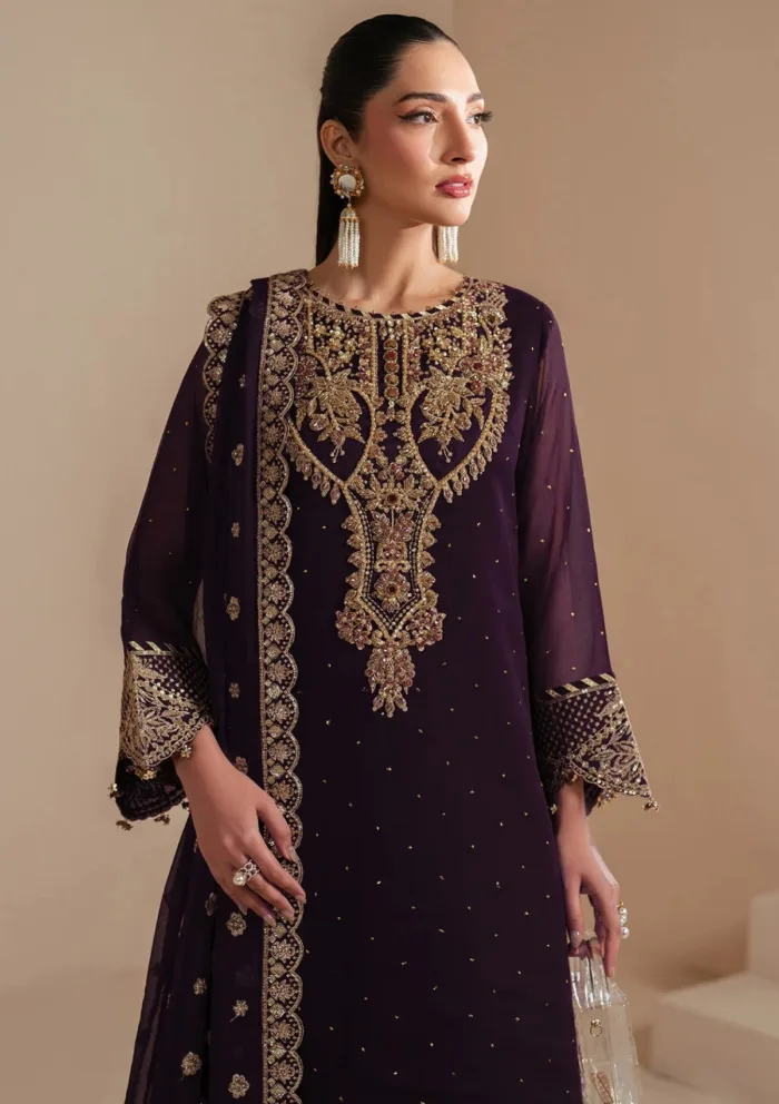 Alizeh Eid Edit 25 Vol 4 D 4038 Sirus Reena Luxury Lawn Collection - Image 3
