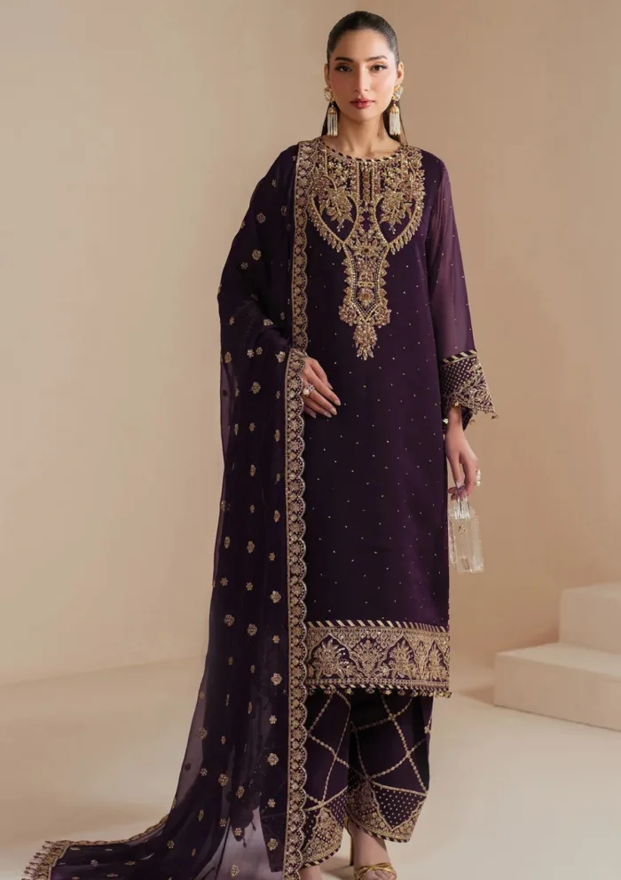 Alizeh Eid Edit 25 Vol 4 D 4038 Sirus Reena Luxury Lawn Collection - Image 4