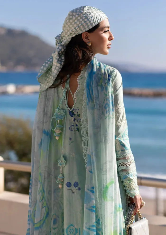 Ansab Jahangir Luxury 25 AJ LL 25 10 Ice Crystal Zoha Luxury Lawn Collection - Image 4