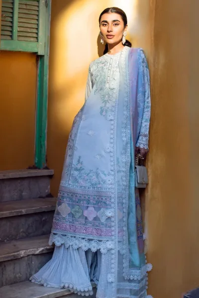 Ansab Jahangir Luxury 25 AJ LL 25 11 Petal Blue