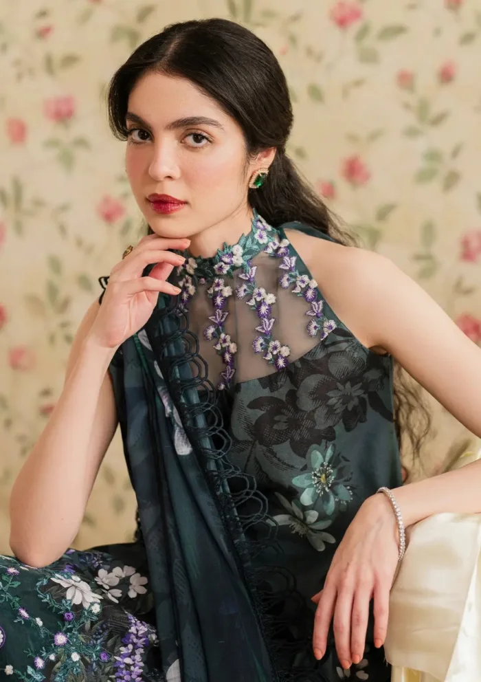 Asifa Nabeel Chandni Raatien MVL25 12 Meraki Vintage 25 Luxury Lawn Collection - Image 5