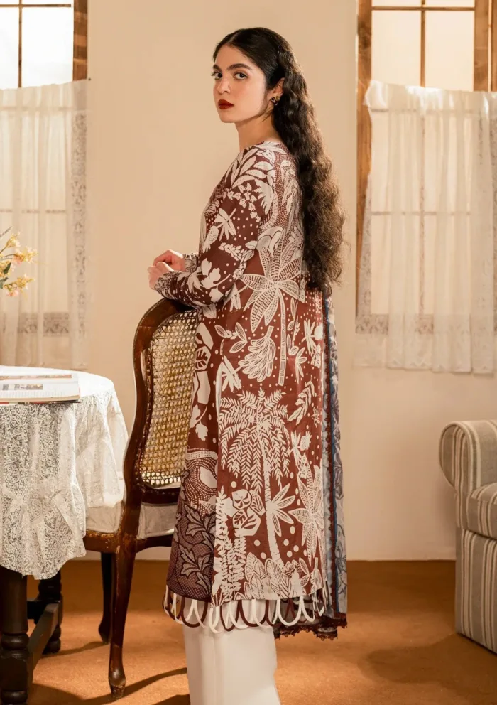 Asifa Nabeel Darcheeni MVL25 07 Meraki Vintage 25 Luxury Lawn Collection - Image 2