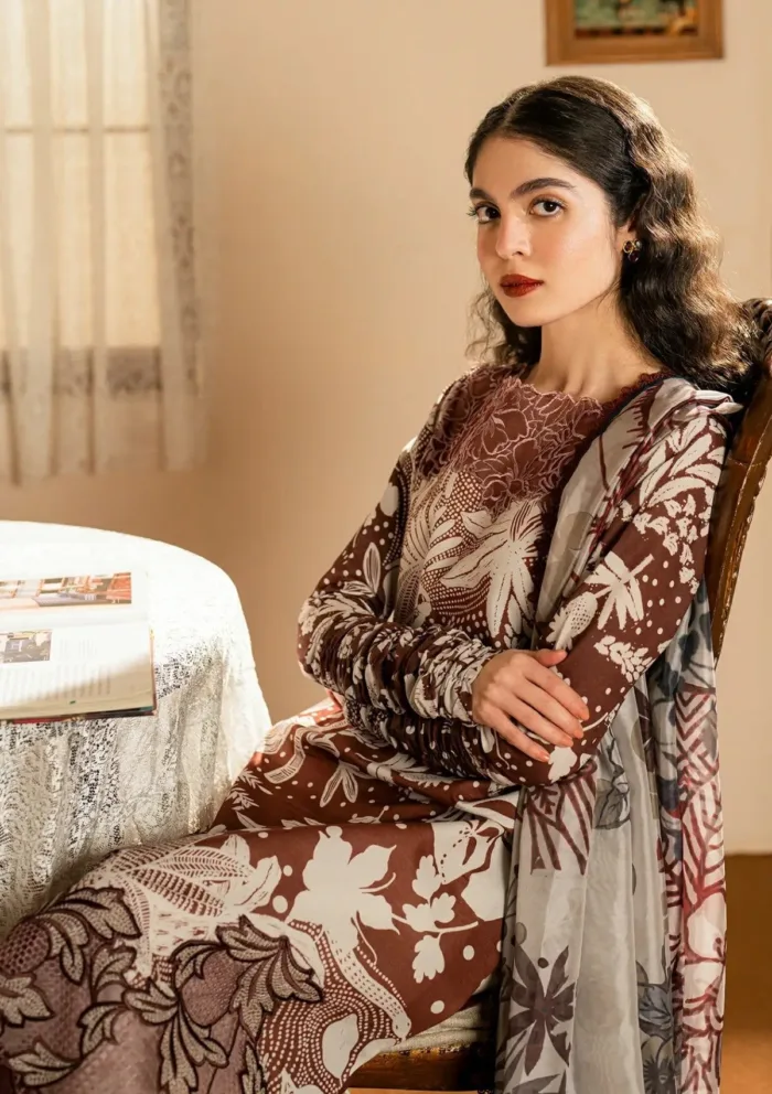 Asifa Nabeel Darcheeni MVL25 07 Meraki Vintage 25 Luxury Lawn Collection - Image 6